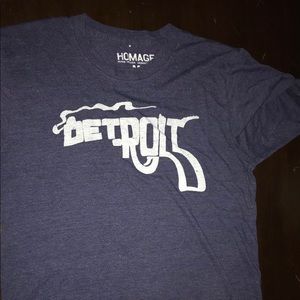 Detroit smoking gun shirt